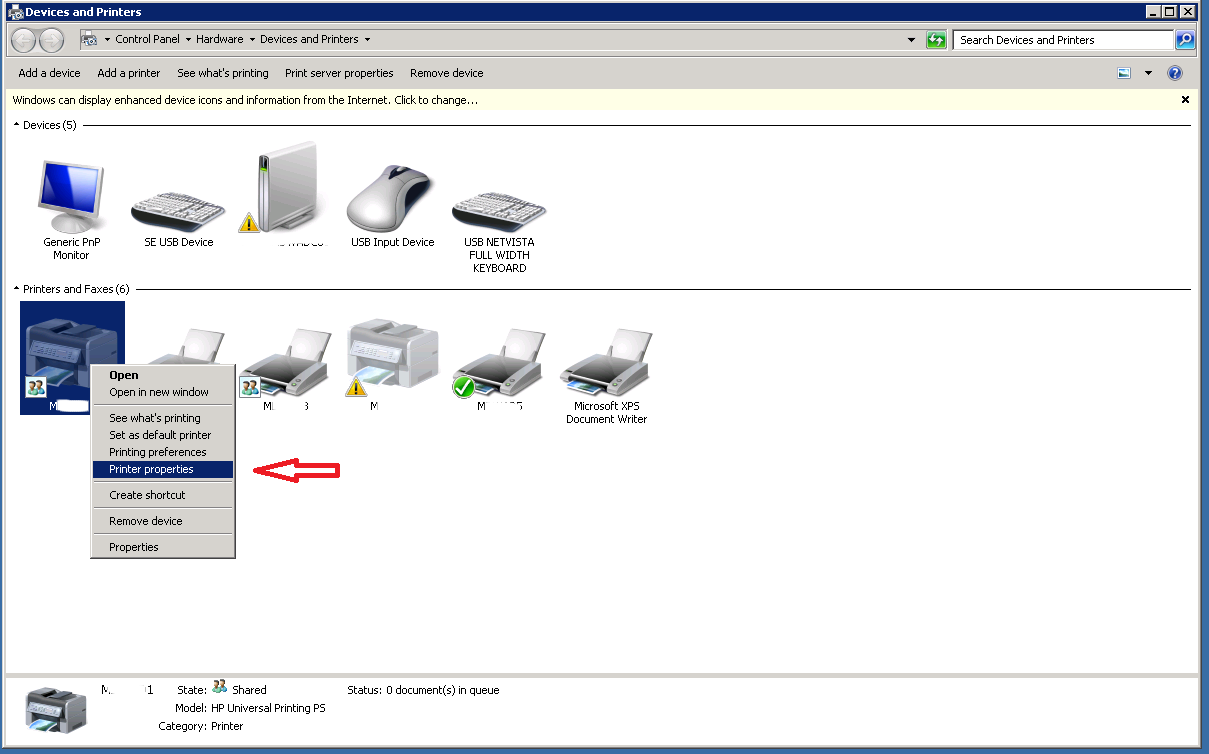 Fix a Network Printer Showing Offline –